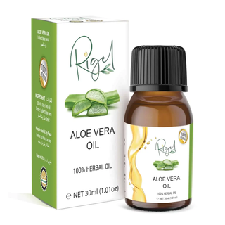 Rigel aloe vera oil 30ml for hair growth scalp hydration and skin nourishing care