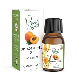 Rigel apricot kernel oil 30ml for hair growth scalp nourishment strengthening and shine