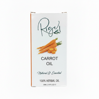 Rigel carrot oil 30ml for hair growth scalp nourishment strengthening and shine care