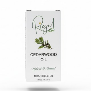 Rigel cedarwood oil 30ml for hair growth scalp balancing nourishment and strengthening care