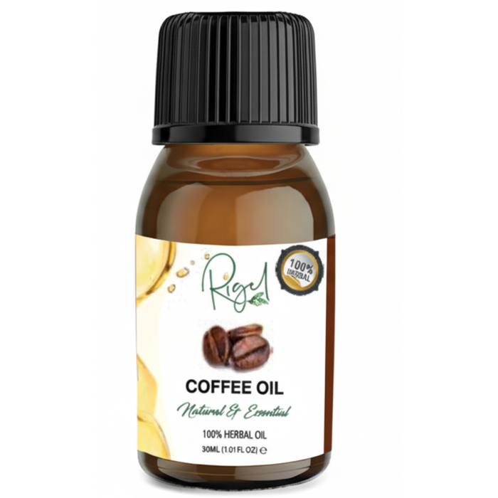 Rigel coffee oil 30ml for hair growth scalp nourishment strengthening and shine care