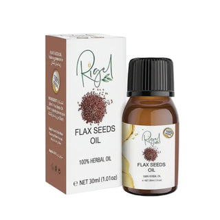 Rigel flaxseed kernel oil 30ml for hair growth scalp nourishment and strengthening hair