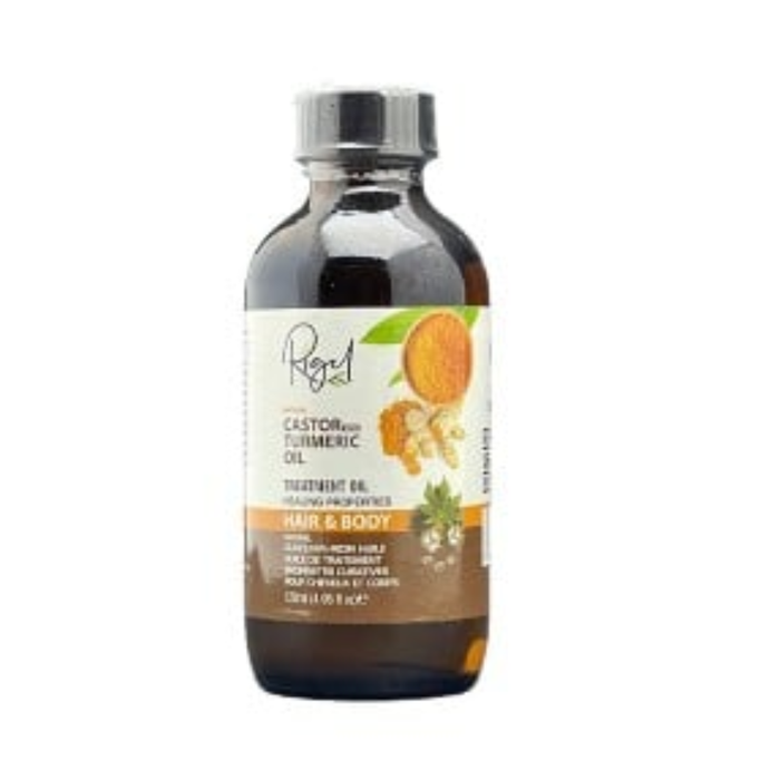 rigel castor turmeric treatment oil hair skin scalp nourishing soothing care