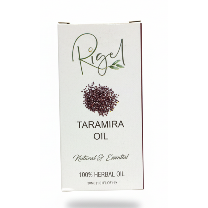 Rigel taramira oil 30ml for hair growth scalp nourishment strengthening and hair care