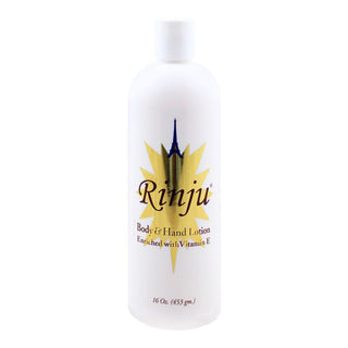 Rinju Body and Hand Lotion with Vitamin E 16oz for hydrated and soft skin