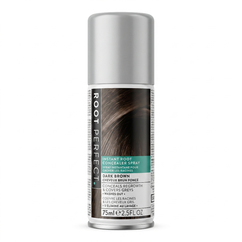 root perfect dark brown hair color 75ml grey coverage natural shine permanent brown hair dye for salon quality home use styling look