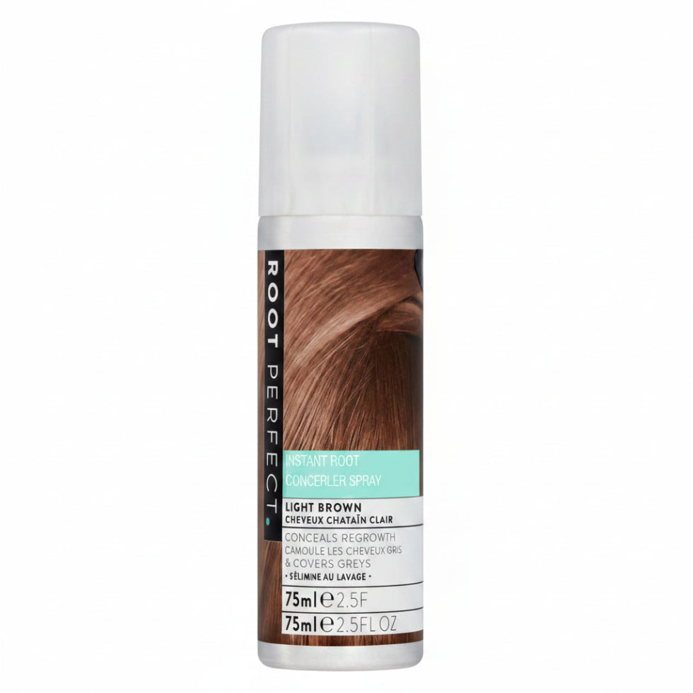 root perfect light brown hair color 75ml grey coverage natural shine permanent light brown hair dye for salon quality home use styling look
