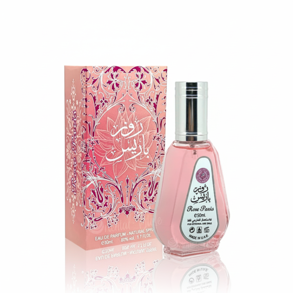 Rose Paris 50ml EDP by Ard Al Zaafaran fresh floral rose long-lasting perfume
