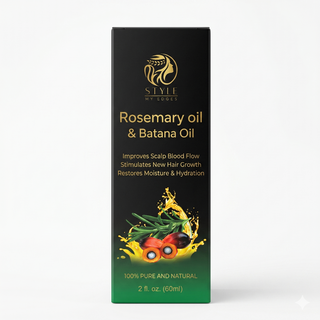 rosemary oil and batana oil 60ml hair growth scalp nourishing repair oil natural blend for healthy hair