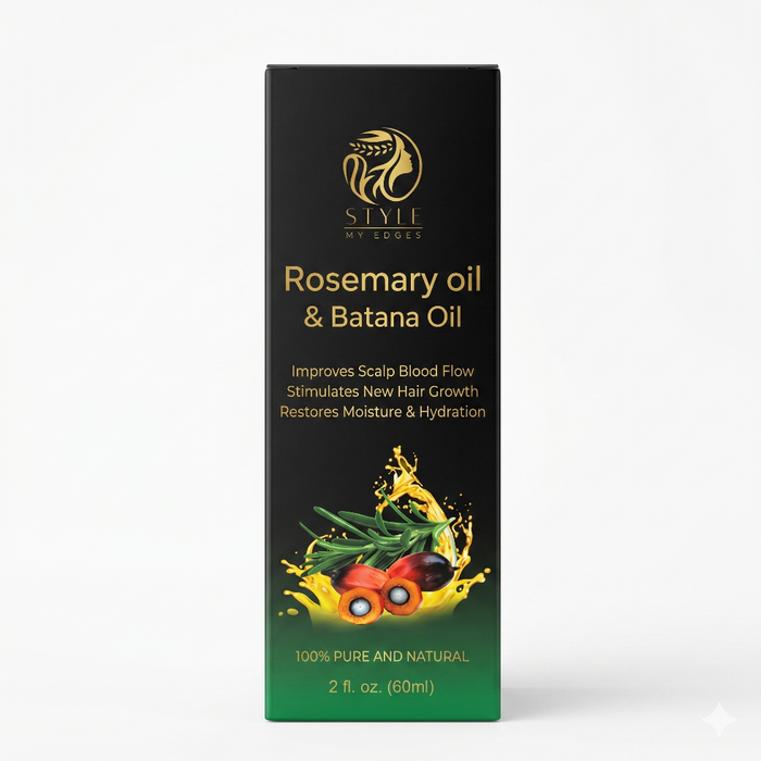 rosemary oil and batana oil 60ml hair growth scalp nourishing repair oil natural blend for healthy hair
