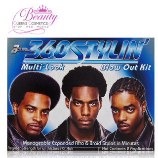 S CURL 360 Stylin' Multi-Look Blow Out Kit | 2 Applications for Versatile Styles