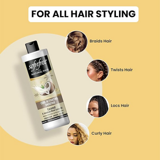 SOF N’ FREE Curl Activator Smoothie 350ml | Define & Moisturize Natural Curls