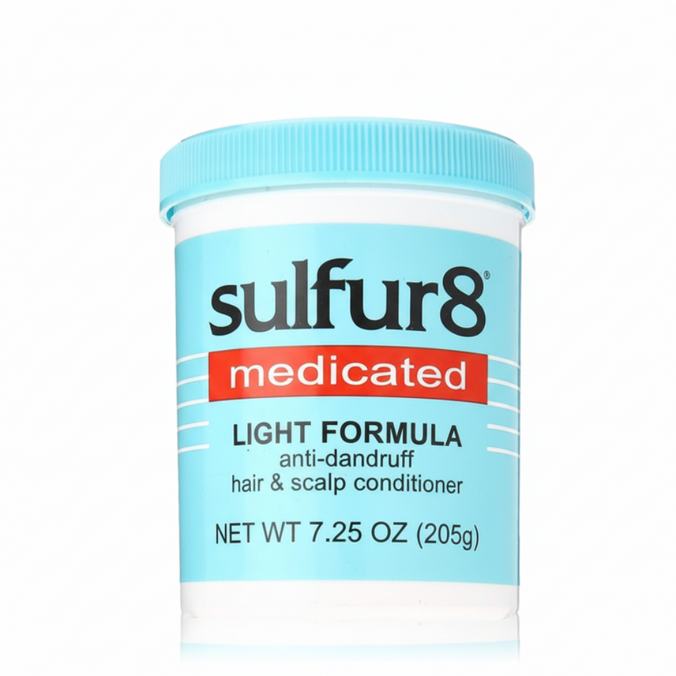 sulfur8 medicated light formula conditioner 205g anti dandruff scalp care lightweight hair conditioner itch relief