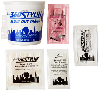 s curl 360 stylin multi look blow out kit 2 applications hair styling kit for textured hair