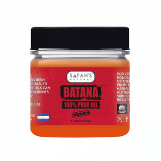 safahs naturals batana 100 percent pure oil 50ml cold pressed vegan hair growth scalp treatment oil