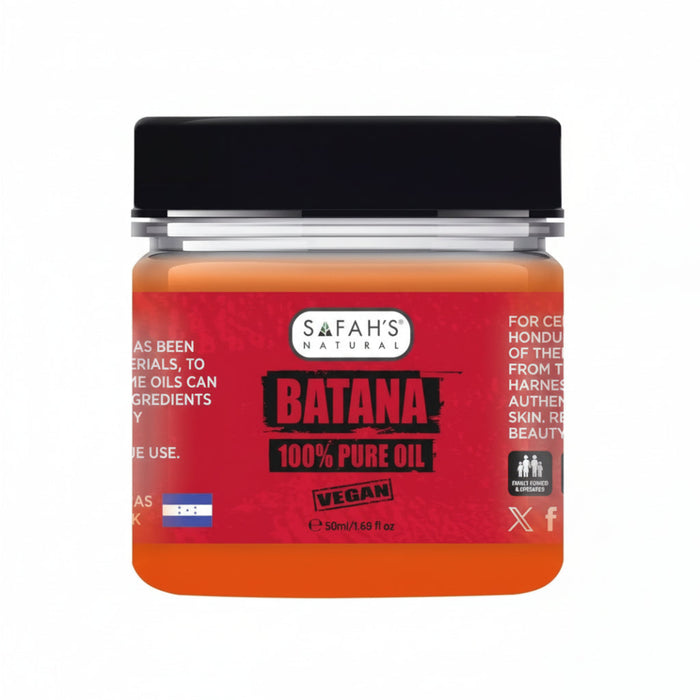Safah’s Naturals Batana Oil 50ml | 100% Pure Cold Pressed Vegan Hair Growth Oil