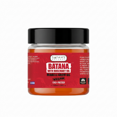safahs naturals 100 percent pure batana oil 100ml cold pressed vegan hair and skin care oil