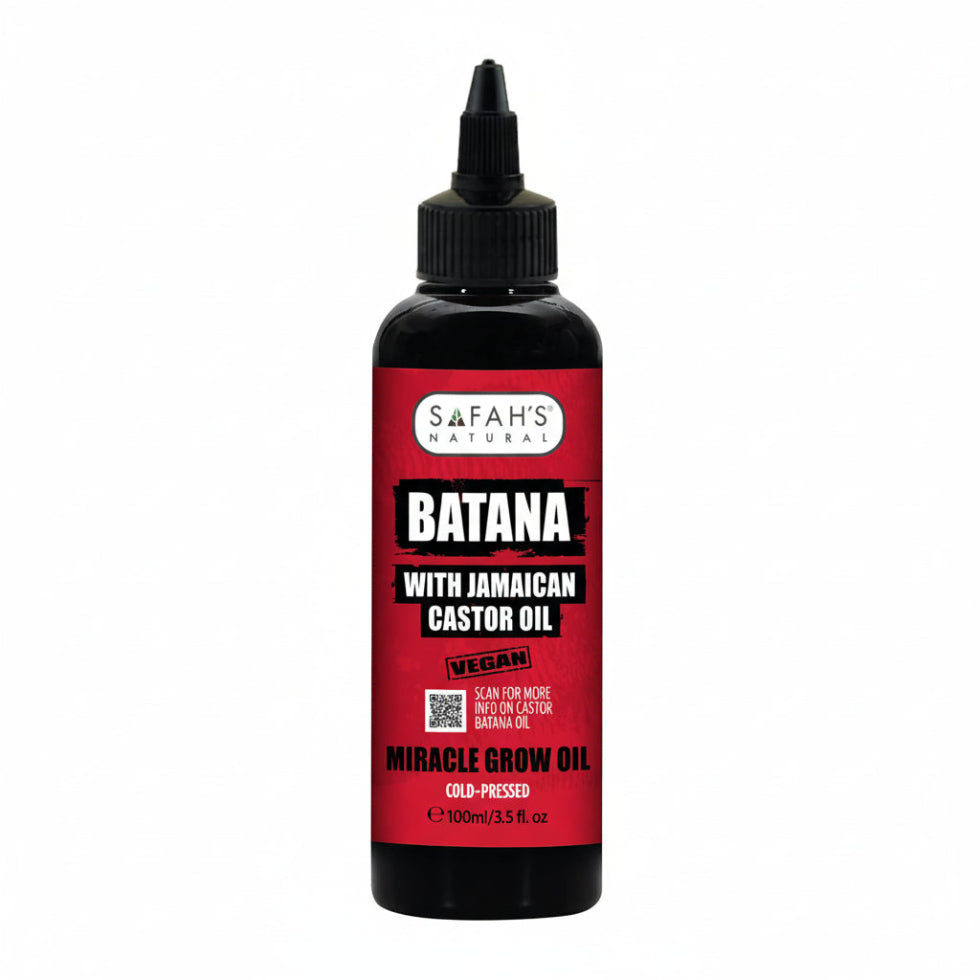 safahs naturals batana jamaican castor oil miracle grow oil 100ml hair growth scalp nourishment oil