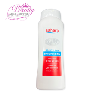Sahara Sensitive Skin Moisturizing Non-Greasy Body Lotion 500ml | Soft & Hydrated Skin