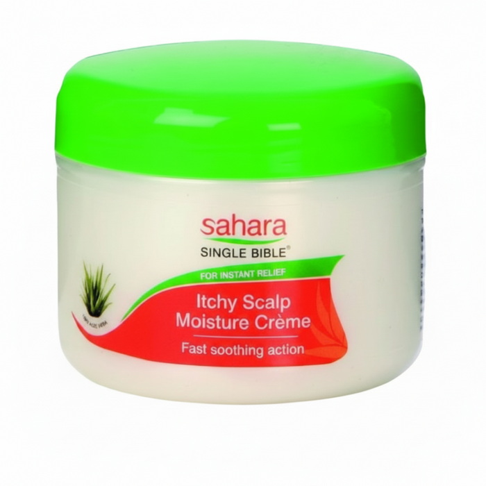 Sahara single bible itchy scalp moisture creme scalp relief hydration for dry irritated scalp