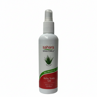 Sahara single bible itchy scalp oil soothes dry itchy scalp and nourishes hair roots