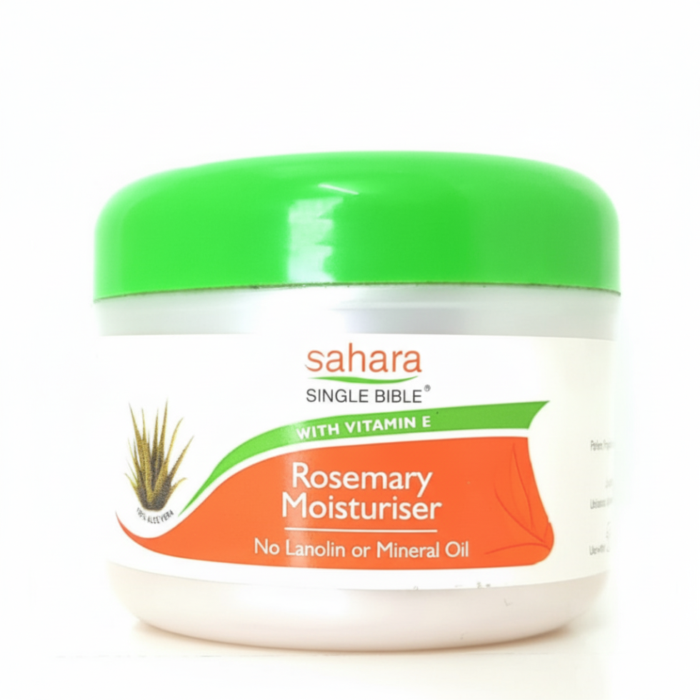 Sahara single bible rosemary moisturiser aloe vera hair growth treatment for healthy hair