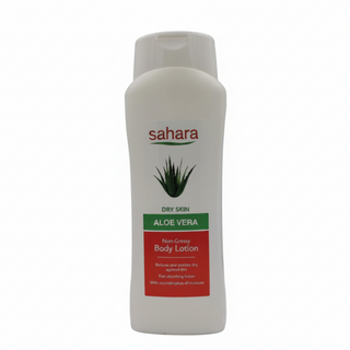 Sahara aloe vera body lotion non greasy deep hydration for very dry skin softness care