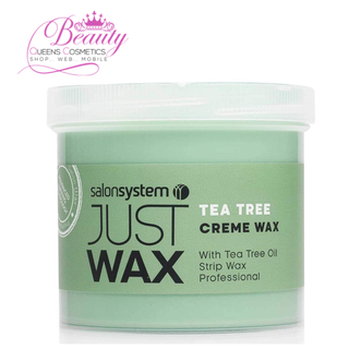 Salon System Just Wax Tea Tree Cream Wax 450g | Sensitive Skin