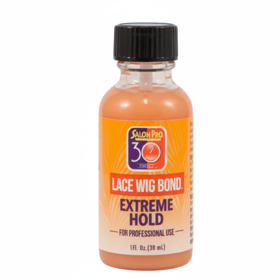 salon pro 30 sec lace wig bond extreme hold 30ml strong waterproof wig adhesive for lace wigs and frontals
