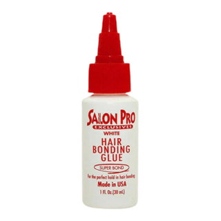 salon pro exclusive white bonding glue super bond 30ml strong hair adhesive for weaves and hair extensions installation
