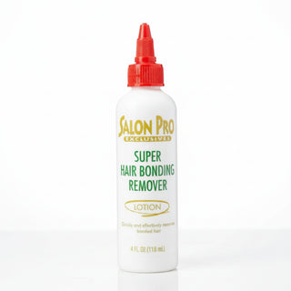 salon pro super hair bonding remover lotion 4oz wig glue remover for safe weave and extension removal
