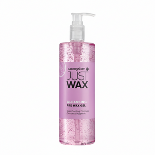 Salon System Just Wax cleansing pre wax gel cools cleanses and prepares skin for waxing