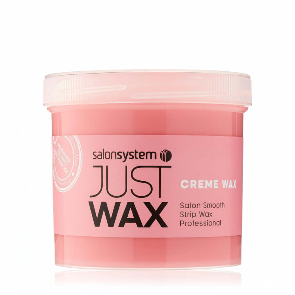 Salon System Just Wax cream wax removes short and stubborn hair for smooth skin results
