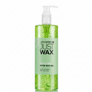 Salon System Just Wax soothing after wax gel with tea tree cools calms and refreshes skin