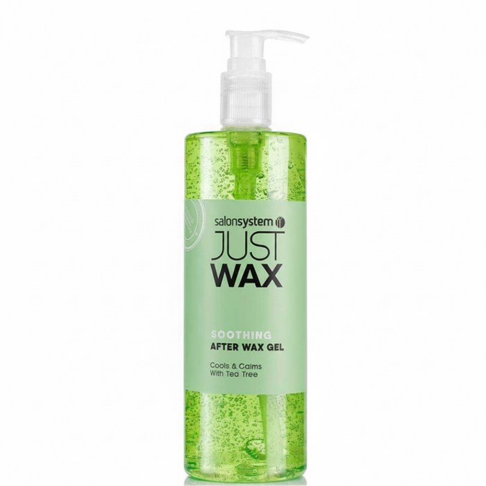Salon System Just Wax soothing after wax gel with tea tree cools calms and refreshes skin