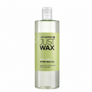 Salon System Just Wax tea tree after wax oil soothes moisturises and removes wax residue