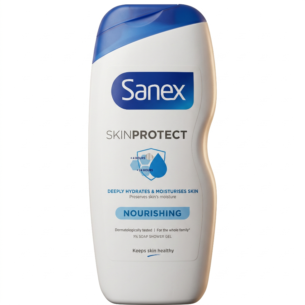 sanex shower gel 200ml skin protect nourishing body wash for soft hydrated skin