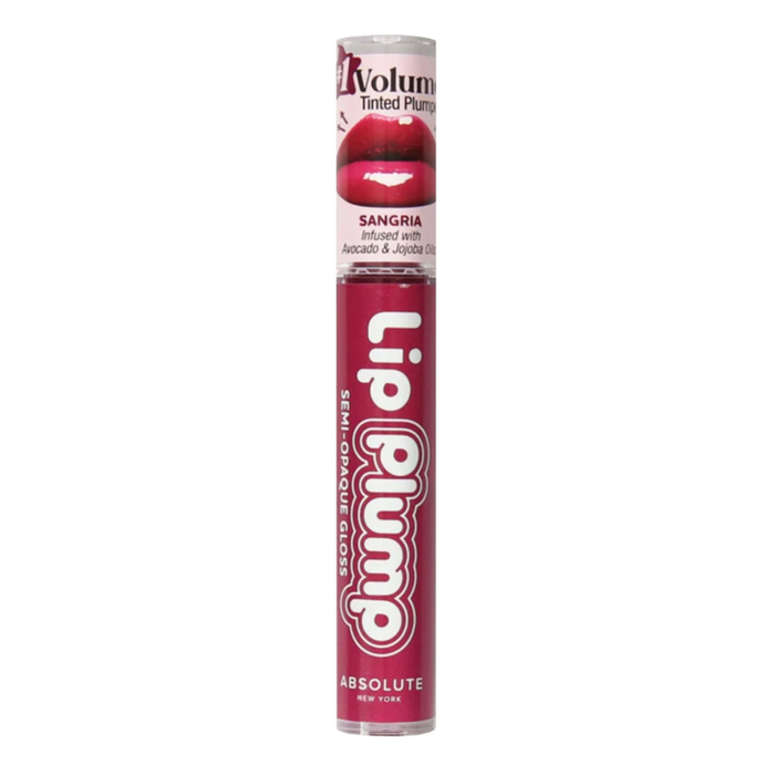 Absolute New York Lip Plump Gloss | Semi-Opaque Hydrating Plumping Shine