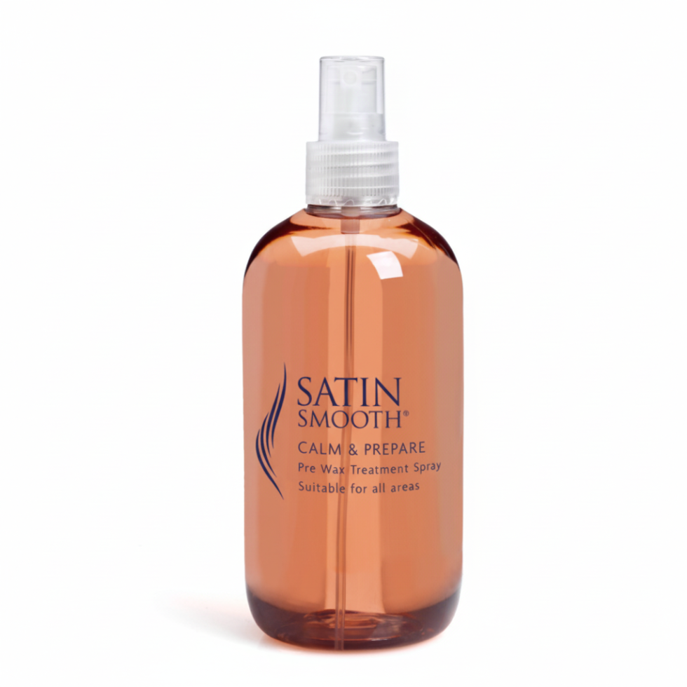 satin smooth pre wax spray 250ml skin prep smoother waxing hair removal preparation spray