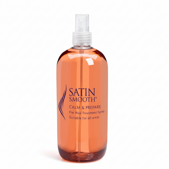 satin smooth pre wax lotion 500ml calm prepare skin prep waxing hair removal preparation lotion