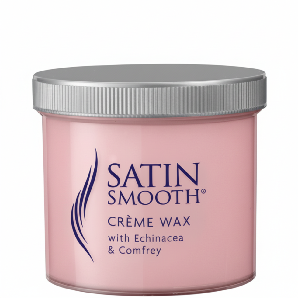 satin smooth creme wax 425g echinacea comfrey gentle hair removal wax smooth skin salon waxing