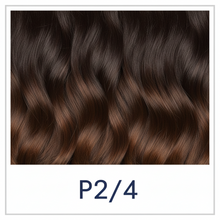 Dressmaker 14 inch 8-piece double weft straight clip-in hair extensions for natural volume and length**