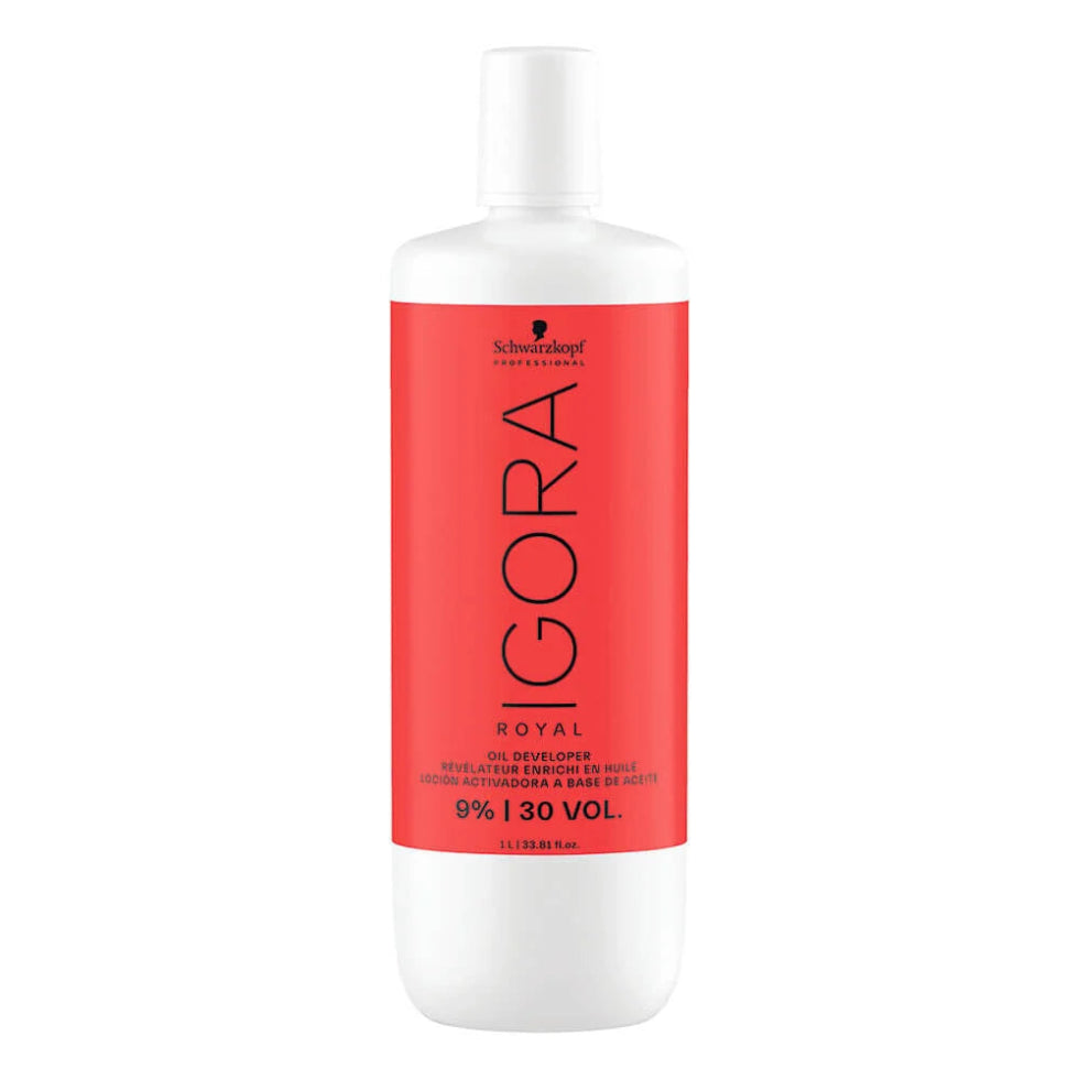 Schwarzkopf Igora Royal Developer 9% 30VOL 1000ml hair color oxidant cream strong lift