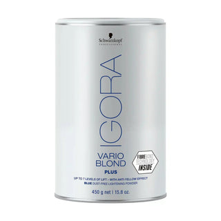 Schwarzkopf Igora Vario Blond Blue Powder Lightener Plus 450g anti brass bleach powder