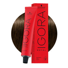 Schwarzkopf Professional IGORA ROYAL 5-0 Light Brown Hair Colour 60ml for natural light brown color, gray coverage, and professional salon results.