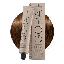 Schwarzkopf Professional IGORA ROYAL 5-50 Natural Light Golden Brown Hair Colour 60ml for warm golden brown color, gray coverage, and salon results.