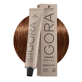 Schwarzkopf Professional IGORA ROYAL 6-60 Dark Natural Chocolate Blonde Hair Colour 60ml for natural chocolate blonde color, gray coverage, and salon results.