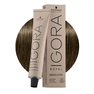 Schwarzkopf Professional IGORA ROYAL 7-10 Natural Cendré Medium Blonde Hair Colour 60ml for cool natural blonde color, gray coverage, and salon results.