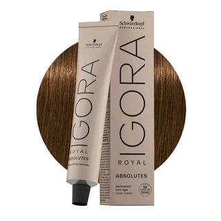 Schwarzkopf Professional IGORA ROYAL 7-140 Medium Cendré Natural Beige Blonde Hair Colour 60ml for neutral beige blonde color, gray coverage, and salon results.