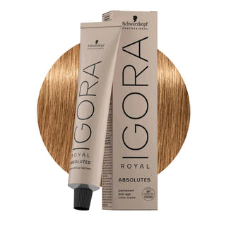 Schwarzkopf Professional IGORA ROYAL 8-50 Natural Light Golden Blonde Hair Colour 60ml for warm golden blonde color, gray coverage, and salon results.